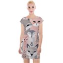 Fox Cap Sleeve Bodycon Dress View1