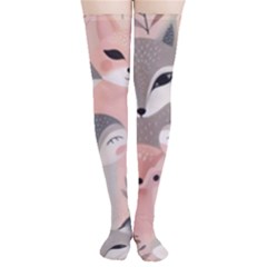 Fox Thigh High Stockings by DinkovaArt