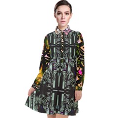 Hey Mister Nick Screenshot 2025-03-14 At 12 02 18?am Eclectic Beauty Updated Beautiful People Long Sleeve Chiffon Shirt Dress by fashionfr3ak