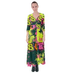 Neon Jesus 8375771 Button Up Maxi Dress by Jabberwonkers
