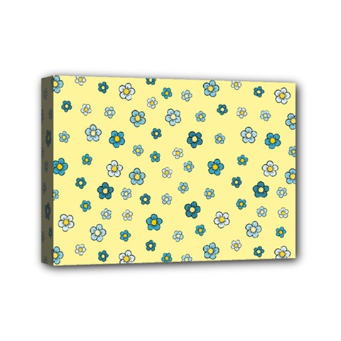 Flowers Bloom Blossom Petals Flora Mini Canvas 7  X 5  (stretched) by Tsamara