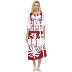 University Of Chicago Double Cuff Midi Dress by avitendut
