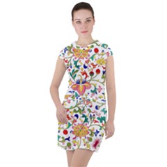 Owenjones Chinese 02 Bright-001 Drawstring Hooded Dress by Pixelchicken