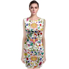 Owenjones Chinese 02 Bright-001 Classic Sleeveless Midi Dress by Pixelchicken