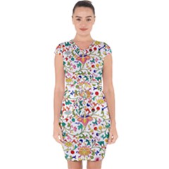 Owenjones Chinese 02 Bright-001 Capsleeve Drawstring Dress  by Pixelchicken