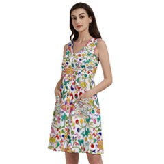 Owenjones Chinese 02 Bright-001 Sleeveless Dress With Pocket by Pixelchicken