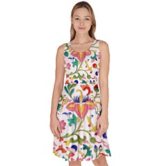 Owenjones Chinese 02 Bright-001 Knee Length Skater Dress With Pockets by Pixelchicken