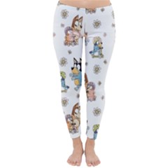 Bluey, Bluey Merch, Bluey Pattern, Bluey Bluey, Bingo, Bluey Design, Bluey Dog Classic Winter Leggings by avitendut
