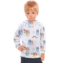 Bluey, Bluey Merch, Bluey Pattern, Bluey Bluey, Bingo, Bluey Design, Bluey Dog Kids  Hooded Pullover by avitendut