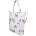 Bluey, Bluey merch, Bluey pattern, Bluey Bluey, bingo, Bluey design, bluey dog Shoulder Tote Bag View2