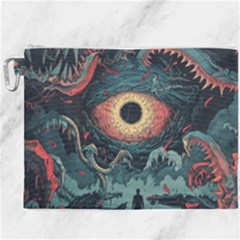 Monsters Nightmare Canvas Cosmetic Bag (xxxl) by Tsamara
