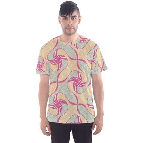 Abstract Pattern Design Scrapbooking Men s Sport Mesh T-shirt by Paksenen