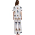 Bluey, Bluey merch, Bluey pattern, Bluey Bluey, bingo, Bluey design, bluey dog Short Sleeve Long Pants Satin Pajamas Set View4