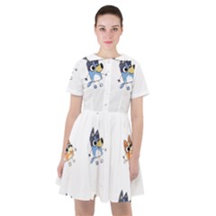 Bluey, Bluey Merch, Bluey Pattern, Bluey Bluey, Bingo, Bluey Design, Bluey Dog Sailor Dress by avitendut
