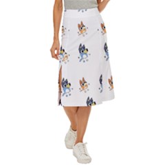 Bluey, Bluey Merch, Bluey Pattern, Bluey Bluey, Bingo, Bluey Design, Bluey Dog Midi Panel Skirt by avitendut