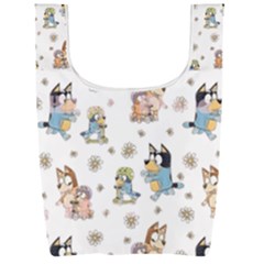 Bluey, Bluey Merch, Bluey Pattern, Bluey Bluey, Bingo, Bluey Design, Bluey Dog Foldable Shopping Bag by avitendut