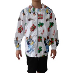 Bluey, Bluey Merch, Bluey Pattern, Bluey Bluey, Bingo, Bluey Design, Bluey Dog Kids  Hooded Windbreaker by avitendut