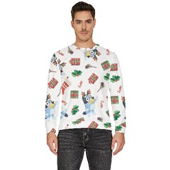 Bluey, Bluey Merch, Bluey Pattern, Bluey Bluey, Bingo, Bluey Design, Bluey Dog Men s Fleece Sweatshirt by avitendut