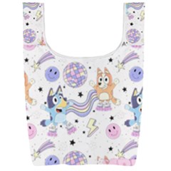 Bluey, Bluey Merch, Bluey Pattern, Bluey Bluey, Bingo, Bluey Design, Bluey Dog Foldable Shopping Bag by avitendut