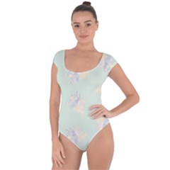 Bluey, Bluey Merch, Bluey Pattern, Bluey Bluey, Bingo, Bluey Design, Bluey Dog Short Sleeve Leotard  by avitendut