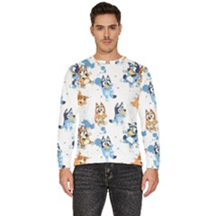 Bluey, Bluey Merch, Bluey Pattern, Bluey Bluey, Bingo, Bluey Design, Bluey Dog Men s Fleece Sweatshirt by avitendut