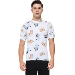 Bluey, Bluey Merch, Bluey Pattern, Bluey Bluey, Bingo, Bluey Design, Bluey Dog Men s Short Sleeve Rash Guard by avitendut