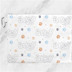 Bluey, Bluey Merch, Bluey Pattern, Bluey Bluey, Bingo, Bluey Design, Bluey Dog Canvas Cosmetic Bag (xxxl) by avitendut