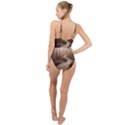 Path Trees Forest Fantasy High Neck One Piece Swimsuit View2