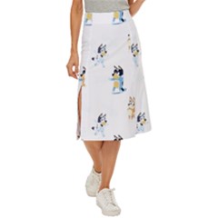 Bluey, Bluey Merch, Bluey Pattern, Bluey Bluey, Bingo, Bluey Design, Bluey Dog Midi Panel Skirt by avitendut