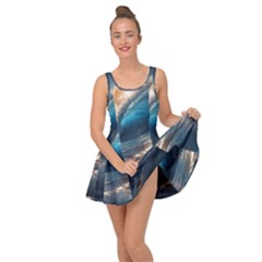 Ocean Sea Waves Inside Out Casual Dress by Anend