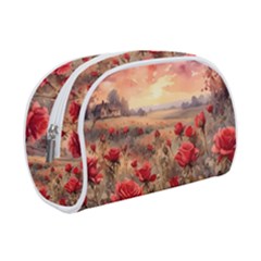 Roses Flower Field Sunset Nature Make Up Case (small) by Anend