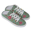 Mid Century Retro Floral 1970s 1960s Pattern 79 Half Slippers View3