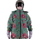 Mid Century Retro Floral 1970s 1960s Pattern 79 Women s Zip Ski and Snowboard Waterproof Breathable Jacket View1