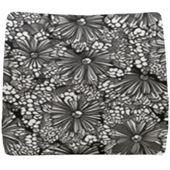 Mid Century Retro Floral 1970s 1960s Pattern 73 Seat Cushion by violetheavensky