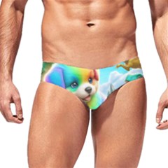 Dogsanddino Men s Swim Brief by RainbowTyrannosaurus