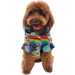 T-rex And Unicorns Dog Coat by RainbowTyrannosaurus
