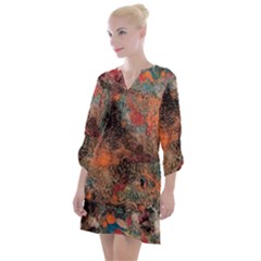 Abstraction 22 Open Neck Shift Dress by bestdesignintheworld