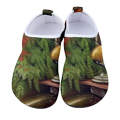 Room Interior Library Books Bookshelves Reading Literature Study Fiction Old Manor Book Nook Reading Women s Sock-style Water Shoes by Posterlux