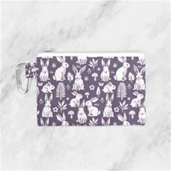Easter Bunny Pattern Canvas Cosmetic Bag (small) by Valentinaart