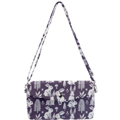 Easter Bunny Pattern Removable Strap Clutch Bag by Valentinaart