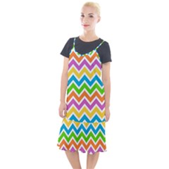 Chevron Pattern Design Texture Camis Fishtail Dress by Anend