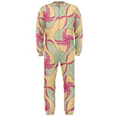 Abstract Pattern Design Scrapbooking Onepiece Jumpsuit (men) by Paksenen