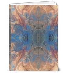 Pour Repeats 5  X 7  Hardcover Notebook by kaleidomarblingart