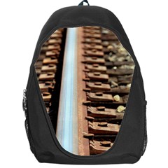 Train Track Backpack Bag by hlehnerer