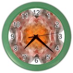 Seamless Background Fractal Wall Clock (Color) Front