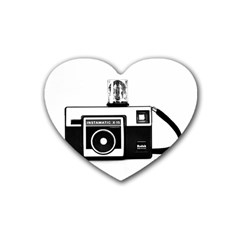 Kodak (3)cb Drink Coasters (heart) by KellyHazel