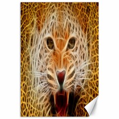 Jaguar Electricfied Canvas 12  X 18  (unframed) by masquerades