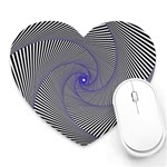 Hypnotisiert Mouse Pad (Heart) Front