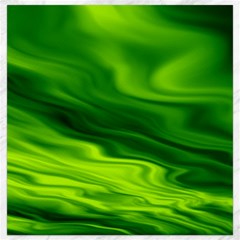Green Canvas 16  X 16  (unframed) by Siebenhuehner