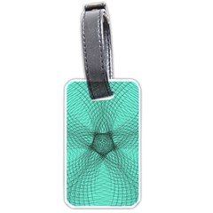Spirograph Luggage Tag (one Side) by Siebenhuehner